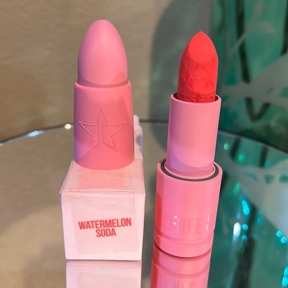 Jeffree Star Velvet Trap lipstick in color Watermelon Soda. New!